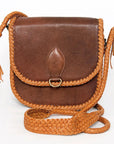 American Darling ADBGD136 Crossbody Genuine Leather Women Bag Western Handbag Purse