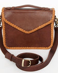 American Darling ADBGD137 Crossbody Genuine Leather Women Bag Western Handbag Purse