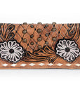 American Darling Clutch Hand Tooled Genuine Leather Women Bag Western Handbag Purse