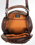 American Darling ADBG691 Canteen Hair-On Genuine Leather Women Bag Western Handbag Purse