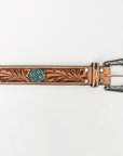 American Darling Beautifully Hand Tooled Genuine American Leather Belt Men and Women