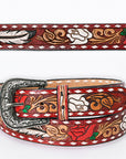 American Darling Beautifully Hand Tooled Genuine American Leather Belt Men and Women