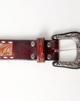 American Darling Beautifully Hand Tooled Genuine American Leather Belt Men and Women