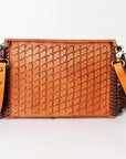 American Darling Envelope Hand Tooled Genuine Leather Women Bag Western Handbag Purse