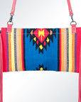 American Darling Hand Tooled Saddle Blanket Genuine Leather Women Bag Western Handbag Purse