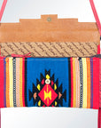 American Darling Hand Tooled Saddle Blanket Genuine Leather Women Bag Western Handbag Purse