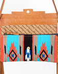 American Darling Hand Tooled Saddle Blanket Genuine Leather Women Bag Western Handbag Purse