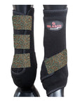 HILASON L M S Horse Rear Hind Leg Sport Boots Printed Hind Rear Leg Boots