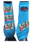 HILASON L M S Horse Front Leg Sport Boots| Printed Sport Boots| Horse Boots