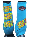 HILASON L M S Horse Front Leg Sport Boots| Printed Sport Boots| Horse Boots