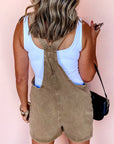 Denim Knotted Straps Romper