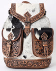 American Darling Hand Tooled Saddle Blanket Genuine Leather Women Bag Western Handbag Purse