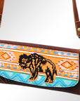 American Darling Wallet Genuine Leather Women Bag Western Handbag Purse