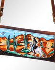 American Darling Wallet Genuine Leather Women Bag Western Handbag Purse