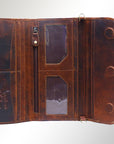 American Darling Wallet Genuine Leather Women Bag Western Handbag Purse