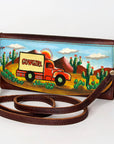 American Darling Wallet Genuine Leather Women Bag Western Handbag Purse