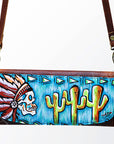 American Darling Wallet Genuine Leather Women Bag Western Handbag Purse