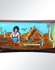 American Darling Wallet Genuine Leather Women Bag Western Handbag Purse