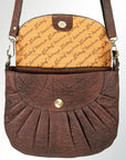 American Darling ADBGZ386 Crossbody Hand Tooled Genuine Leather Women Bag Western Handbag Purse