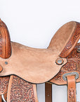 15 In Hilason Western Horse Barrel Racing Trail Pleasure American Leather Saddle