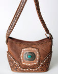 American Darling Hand Tooled Genuine Leather Women Bag Western Handbag Purse
