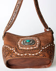 American Darling Hand Tooled Genuine Leather Women Bag Western Handbag Purse