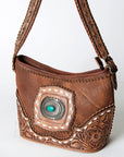 American Darling Hand Tooled Genuine Leather Women Bag Western Handbag Purse