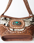 American Darling Hand Tooled Genuine Leather Women Bag Western Handbag Purse