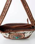 American Darling Hand Tooled Genuine Leather Women Bag Western Handbag Purse