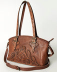 American Darling Hand Tooled Genuine Leather Women Bag Western Handbag Purse