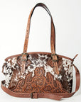American Darling Hand Tooled Genuine Leather Women Bag Western Handbag Purse
