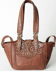 American Darling Hand Tooled Genuine Leather Women Bag Western Handbag Purse
