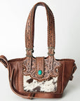 American Darling Hand Tooled Genuine Leather Women Bag Western Handbag Purse