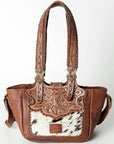 American Darling Hand Tooled Genuine Leather Women Bag Western Handbag Purse