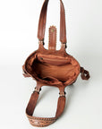 American Darling Hand Tooled Genuine Leather Women Bag Western Handbag Purse