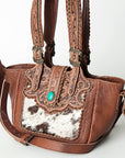 American Darling Hand Tooled Genuine Leather Women Bag Western Handbag Purse