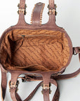 American Darling Hand Tooled Genuine Leather Women Bag Western Handbag Purse