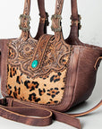 American Darling Hand Tooled Genuine Leather Women Bag Western Handbag Purse