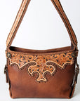 American Darling Hand Tooled Genuine Leather Women Bag Western Handbag Purse