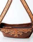 American Darling Hand Tooled Genuine Leather Women Bag Western Handbag Purse