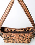 American Darling Hand Tooled Genuine Leather Women Bag Western Handbag Purse