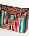 American Darling ADBGA182 Large Crossbody Hand Tooled Saddle Blanket Genuine Leather Women Bag Western Handbag Purse