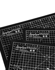 12 In X 18 Angelus Self Healing Cutting Mat Black