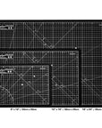 12 In X 18 Angelus Self Healing Cutting Mat Black