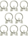 Set of 16 Hilason 2 in Cross Tie Ring w/ 2mm sheet Zinc Plated