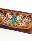 Hand Tooled Hand Painted Genuine Leather women bag western handbag purse