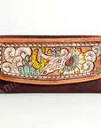Hand Tooled Hand Painted Genuine Leather women bag western handbag purse