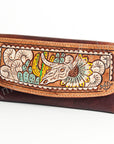 Hand Tooled Hand Painted Genuine Leather women bag western handbag purse