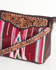 American Darling ADBGA184 Large Crossbody Hand Tooled Saddle Blanket Genuine Leather Women Bag Western Handbag Purse