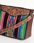 American Darling ADBGA187 Large Crossbody Hand Tooled Saddle Blanket Genuine Leather Women Bag Western Handbag Purse